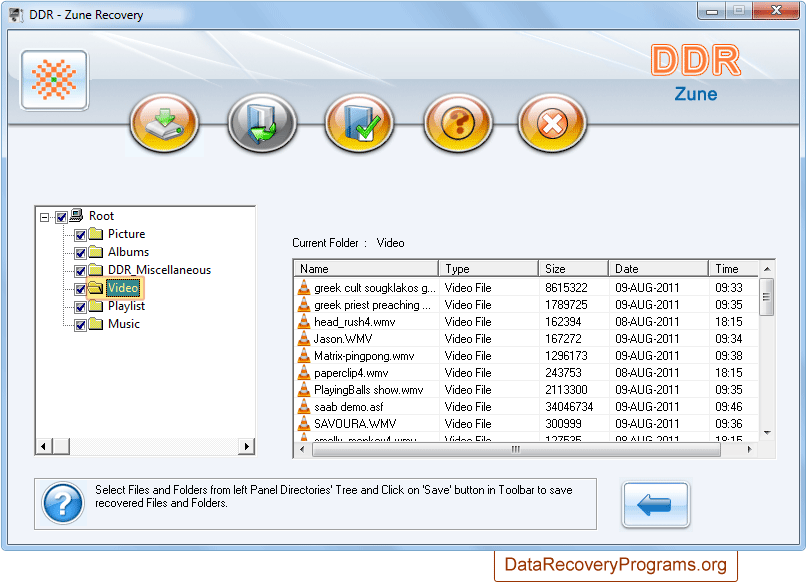 Data is recovered successfully Data is recovered successfully