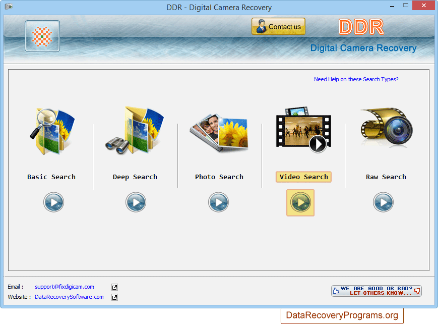 Choose any one searching mode Choose any one searching mode