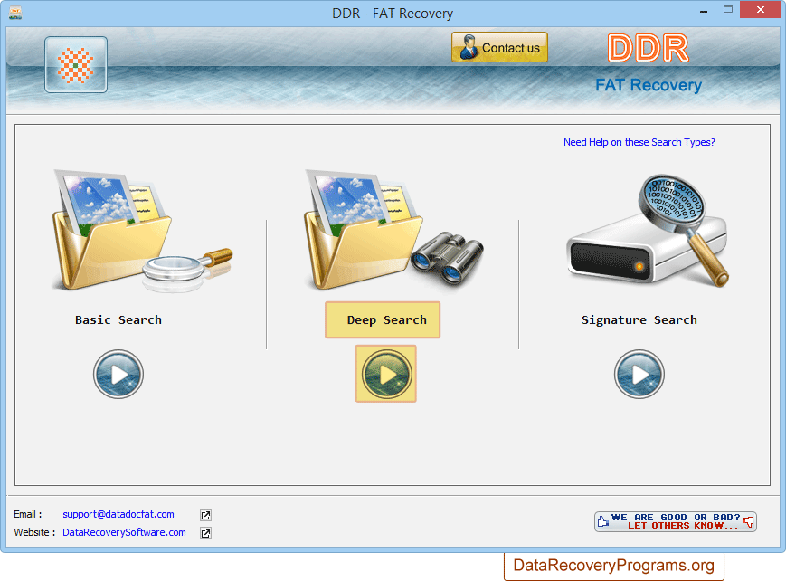 Choose any one searching mode Choose any one searching mode