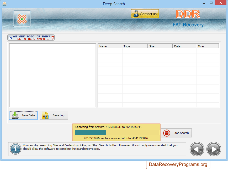 Disk scanning process Disk scanning process