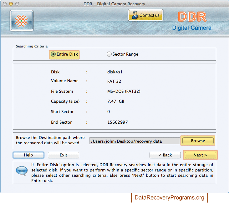 Choose any one searching criteria Choose any one searching criteria