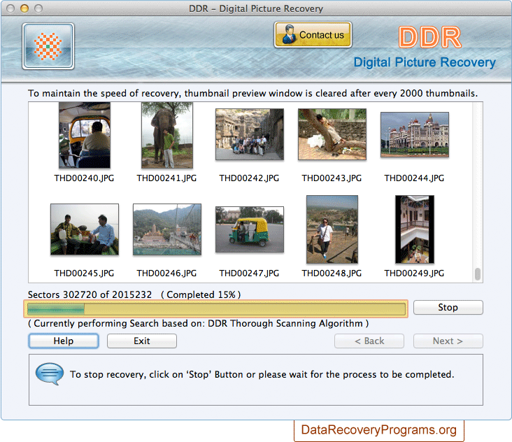 Files searching process