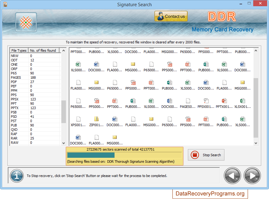 Data recovery process Data recovery process