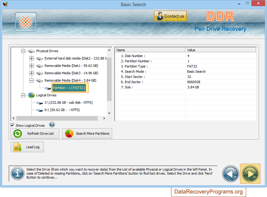 Select partition Select partition