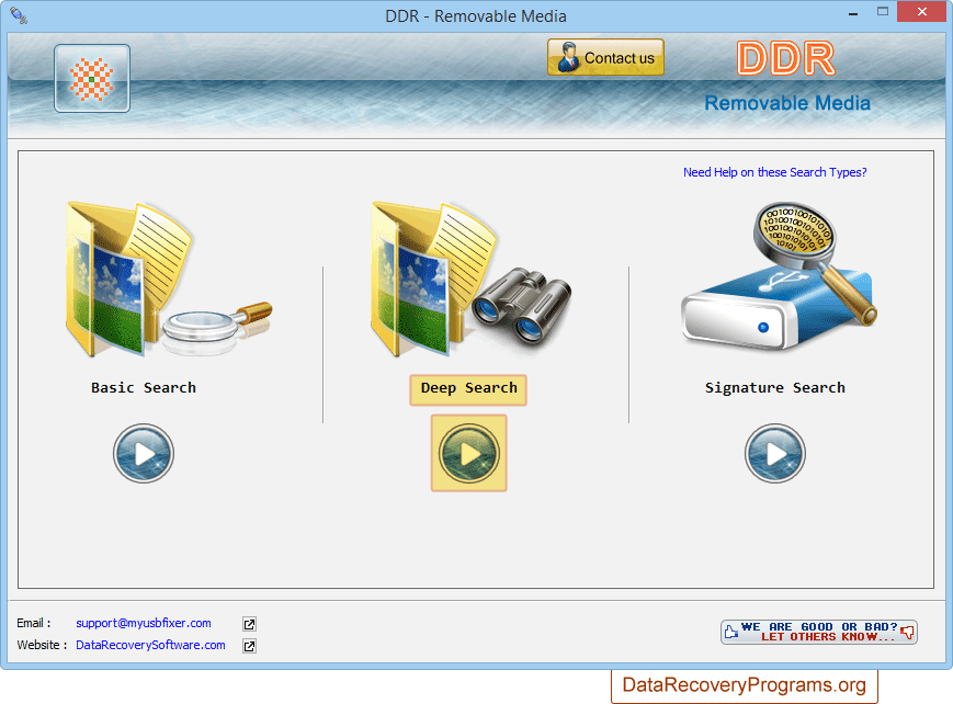 Choose any one searching mode Choose any one searching mode